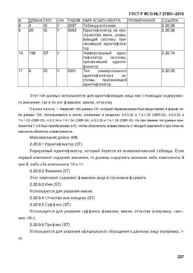 ГОСТ Р ИСО/HL 7 27931-2015, страница 244